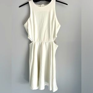 White mini dress